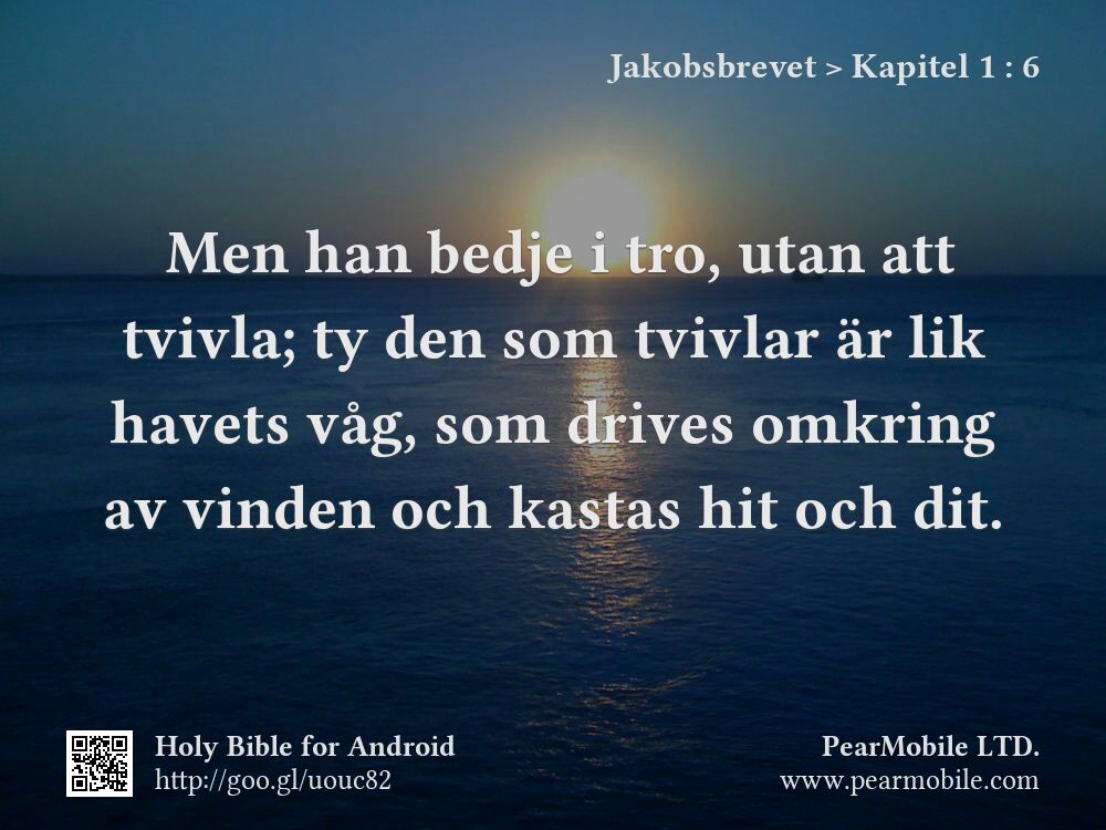 Jakobsbrevet, Kapitel 1:6